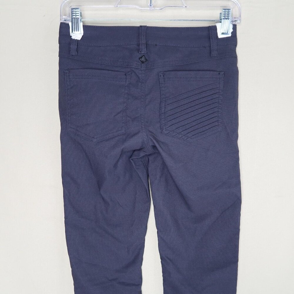 prAna Brenna Gray Moto Skinny Jeans Pants Trousers Low Rise Stretch EUC Womens 0 - Picture 10 of 14